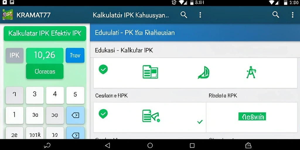 Tampilan antarmuka KRAMAT77 yang sederhana dan fungsional.
