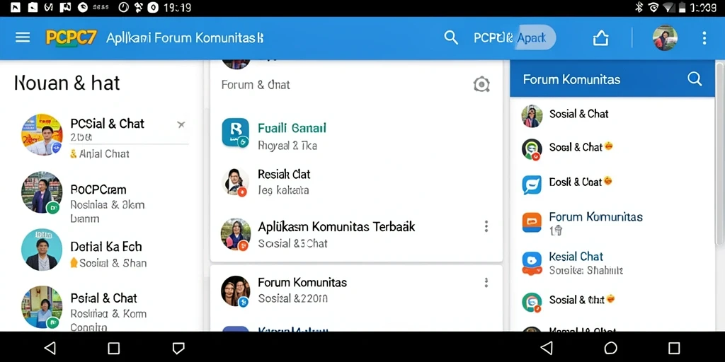 Tampilan antarmuka PCPC7 yang menarik dan fungsional.