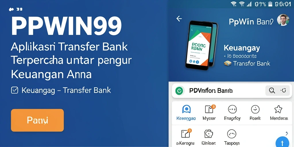 Antarmuka aplikasi PPWIN99 yang intuitif dan efisien untuk Transfer Bank.