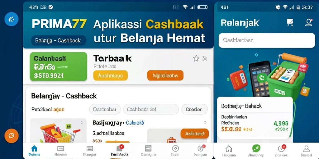 Tampilan antarmuka pengguna aplikasi PRIMA77 yang sederhana dan efektif.